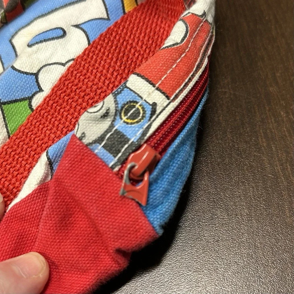 Vintage 1993 Thomas Tank Engine Kids Duffel Bag Overnight Tote 15